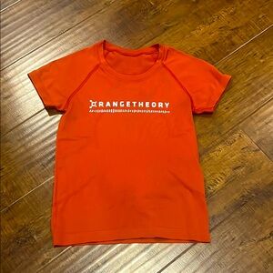 lululemon swiftly Orangetheory branded - burnt orange